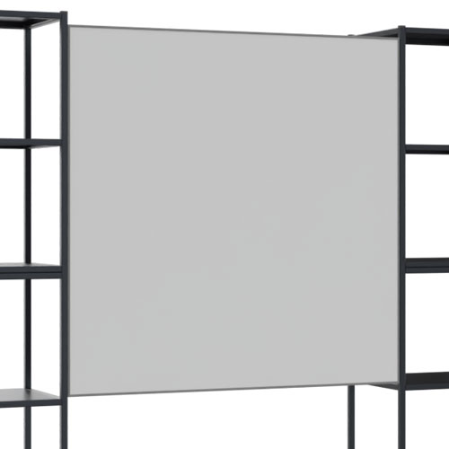 Magnetisch dubbelzijdig whiteboard inbouw, 115 hg tussenhangend